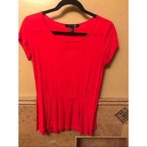 Forever 21 Relaxed Peplum Top